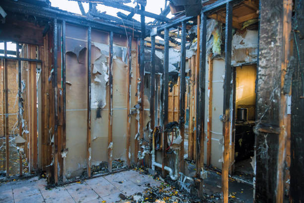 Professional Emergency Fire Cleanup technician working in Schuylerville, NY